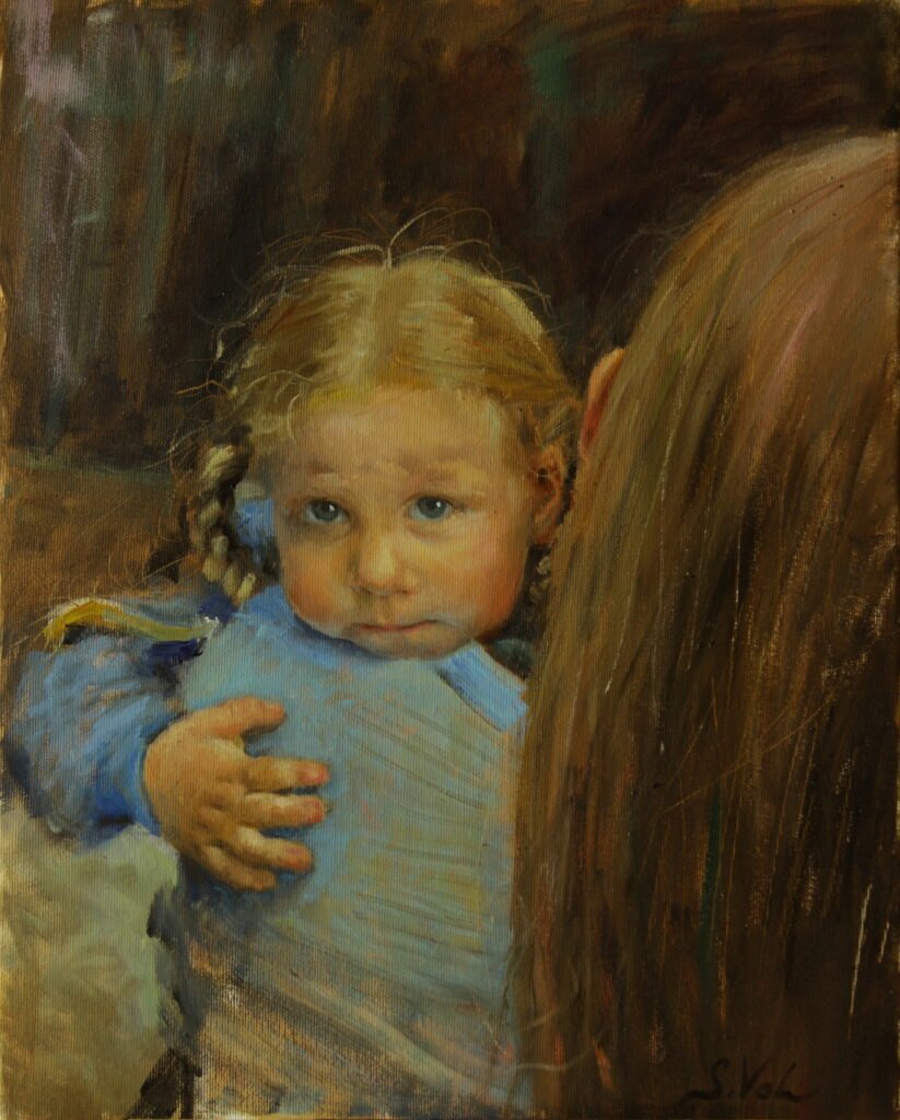 die welt in der augen, 50 x 40