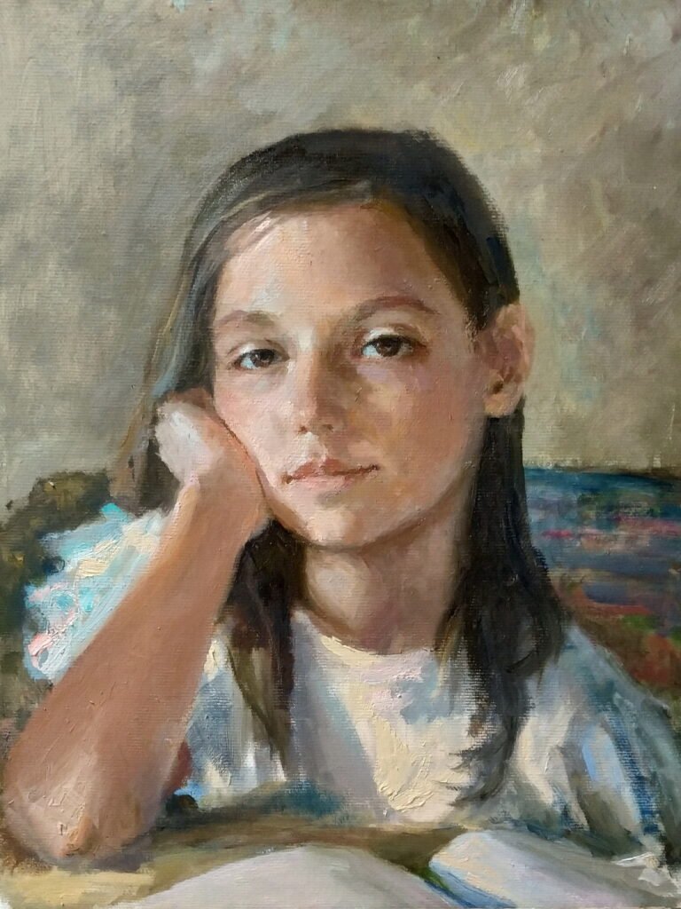 girl with the book